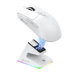 [Moedas R$111] Mouse Gamer Attack Shark X6 Sem Fio + Dock de Carregamento - PAW3395, Bluetooth e 2.4