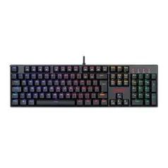 TECLADO MECANICO REDRAGON SURARA PRO RGB SWITCH MARROM | R$ 300,00