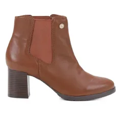 Bota Chelsea Cravo &amp; Canela Salto Grosso Feminina