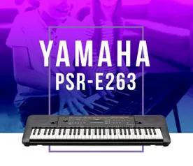 Teclado Arranjador Yamaha PSR-E263 61 Teclas - R$599