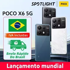 [Do Brasil] Smartphone Poco X6 5G 8GB 256GB