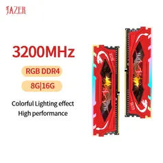 Memória ram JAZER 2X8GB 3200MHZ RGB 