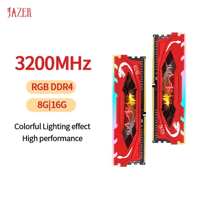 Memória ram JAZER 2X8GB 3200MHZ RGB 