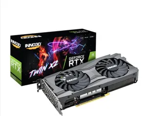 Placa de Vídeo INNO3D GeForce RTX 3060 TWIN X2, 12GB, GDDR6, DLSS, Ray Tracing, N30602-12D6-119032AH  