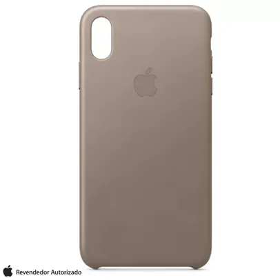 Capa para iPhone XS Max de Couro Taupe - Apple - MRWR2ZM/A