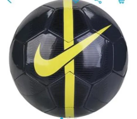 Bola de Futebol Campo Nike Mercurial Fade - Preto e Amarelo - R$50