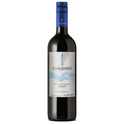 Vinho Chileno Tinto Merlot CHILENSIS Garrafa 750ml
