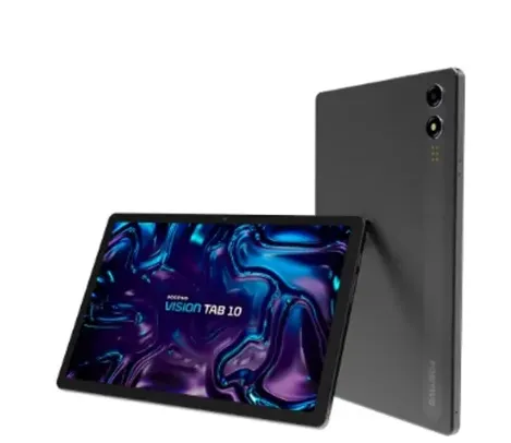 Tablet Positivo Vision10 com Tela 10.1" 128GB, WiFi e 4GB RAM, Câmera Frontal 5MP, Câmera Traseira 8MP, Android 13 e Processador Octa-Core - Preto 