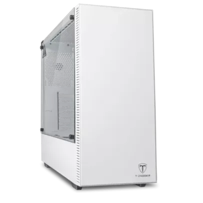 Gabinete Gamer T-Dagger Cube, Mid Tower, Vidro Temperado, White, Sem Fonte, Sem Fan, T-TGC305W