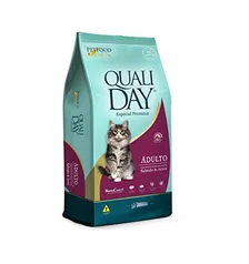 Ração Qualiday para Gatos Adultos Sabor Salmão 10,1kg