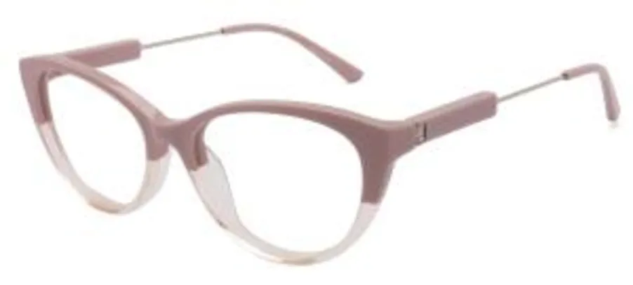 Óculos de Grau Calvin Klein CK19706 - Rosa/Transparente - 682/54 | R$236