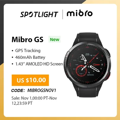 [Lançamento] Mibro GS Smartwatch