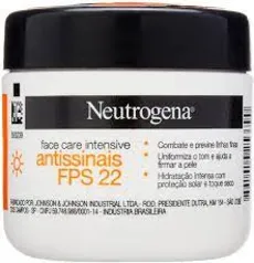 Neutrogena Face Care Antissinais Intensive FPS22 100g