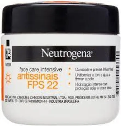 Neutrogena Face Care Antissinais Intensive FPS22 100g