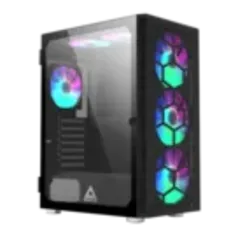 Gabinete Gamer Montech X3 Glass, Mid Tower, Black, ATX, Com 6 Fans, Vidro Temperado