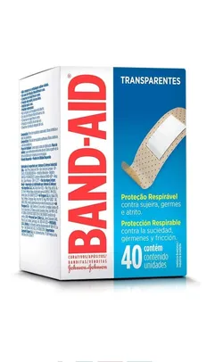 Curativos Adesivos Regular, Band-Aid, 40 Unidades | R$5,90
