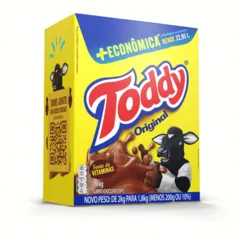 Alimento Achocolatado em Pó Original Toddy Caixa 1,8kg