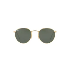 Ray-Ban Round Metal RB3447L 001 Ouro Lente Verde Escuro G15 Tam 53