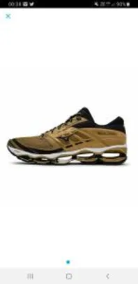 Tênis Mizuno Wave Viper Golden Run | R$700