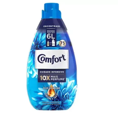 [Cli. Ouro] 2 unidades Amaciante Comfort Concentrado 1,5 L 