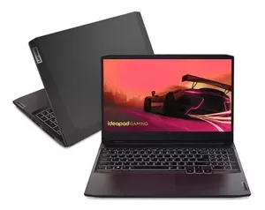 Notebook Lenovo ideapad Gaming 3 R7-5800H 16GB 512GB SSD PCIe RTX 3060 6GB 15.6" FHD W11 82MJ0003BR