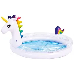 Piscina Inflável Infantil Unicórnio Glitter Jilong - 65L