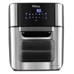 Fritadeira Elétrica Sem Óleo Air Fry Philco Oven PFR2200P 12L - Preta