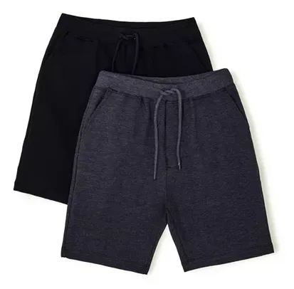 Kit Com 2 Bermudas Básicas Masculinas Em Moletom Hering Tam P