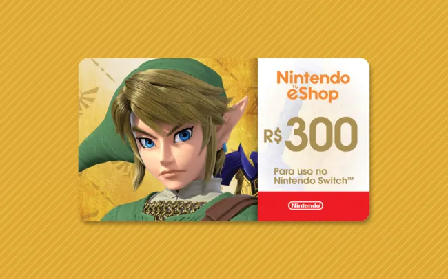 R$300 Nintendo eShop - Cartão Presente | Hype Games