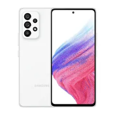 Smartphone Samsung Galaxy A53 5G, 128GB, 8GB RAM, Câmera Quádrupla, Tela Infinita de 6.5" - Branco