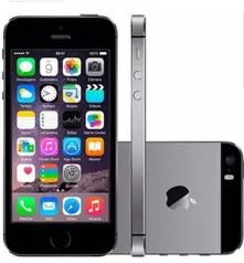 iPhone 5s 16GB Cinza Espacial Desbloqueado Câmera 8MP 4G e Wi-Fi - Apple