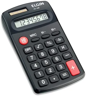 (Prime) Calculadora de bolso Elgin 8 dígitos | R$7