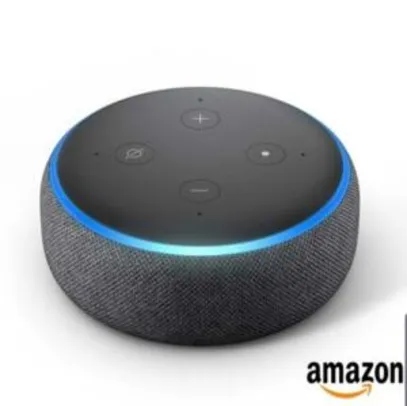 Smart Speaker Amazon com Alexa Preto - ECHODOT