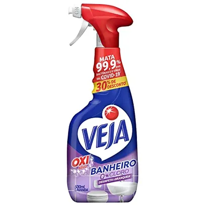 [Rec] Leve 3 Pague 2 - Veja Limpador De Banheiro Spray Antibac Lavanda 500Ml Roxo