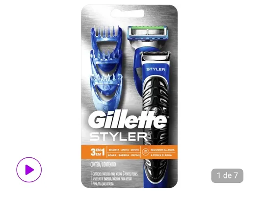 Barbeador Gillette Styler 3 em 1