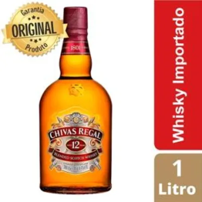 Whisky Chivas Regal 12 Anos 1 Litro | R$ 90