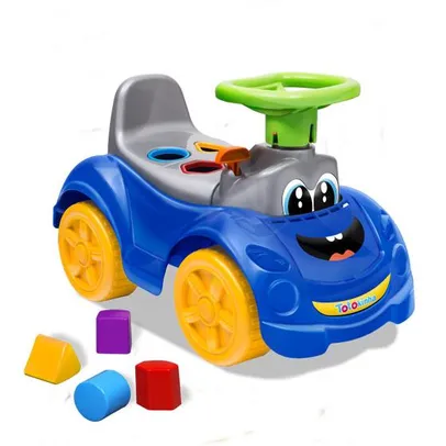 Totokinha Infantil Menino Azul com buzina, chave e peças - Cardoso Toys