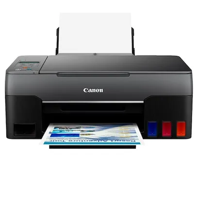 Multifuncional Tanque de Tinta Canon MegaTank G3160 Wireless - Impressora, Copiadora, Scanner 