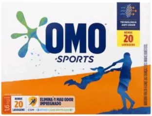 [APP + Clube da Lu] *R$5 de Volta* Sabão em Pó Omo Sports - 1,6kg