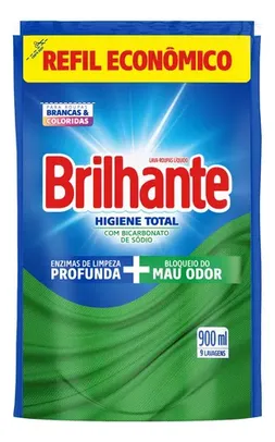 [REGIONAL]Lava Roupas Líquido Higiene Total Refil 900ml Brilhante