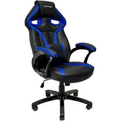 [APP + AME R$479,00] Cadeira Gamer Mymax Mx1 Giratória Preta/Azul R$ 532,00