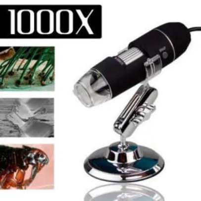 Microscópio Digital Usb Zoom 1000x Profissional | R$82
