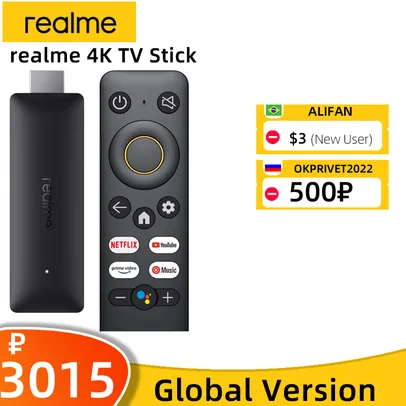 Realme 4K Smart Google TV Stick Global Version 