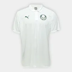 (Somente tam P) Camisa Polo Palmeiras Viagem 20/21 Puma Masculina