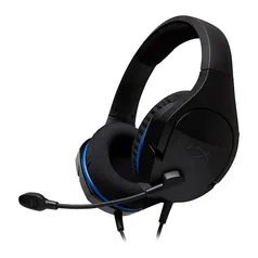 Headset Gamer HyperX Cloud Stinger Core PS5 PS4 Preto/Azul, HX-HSCSC-BK