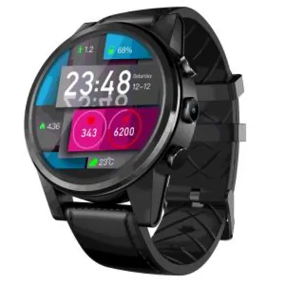 Smartwatch Zeblaze THOR 4 Pro 4G WIFI GPS 1,6 polegadas 16GB - Marrom - R$402
