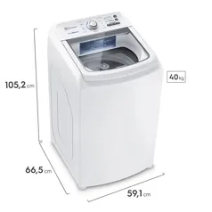 Máquina de Lavar Electrolux 14kg Branca Essential Care com Cesto Inox e Jet&Clean (LED14)