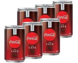 Refrigerante Coca-cola Café Espresso 220ml Pack 6 Unidades 