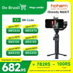 Hohem M6kit AI Gimbal-A Estabilização De Câmera/Smartphone