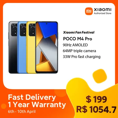 Smartphone POCO M4 Pro 4G | 6GB + 128GB